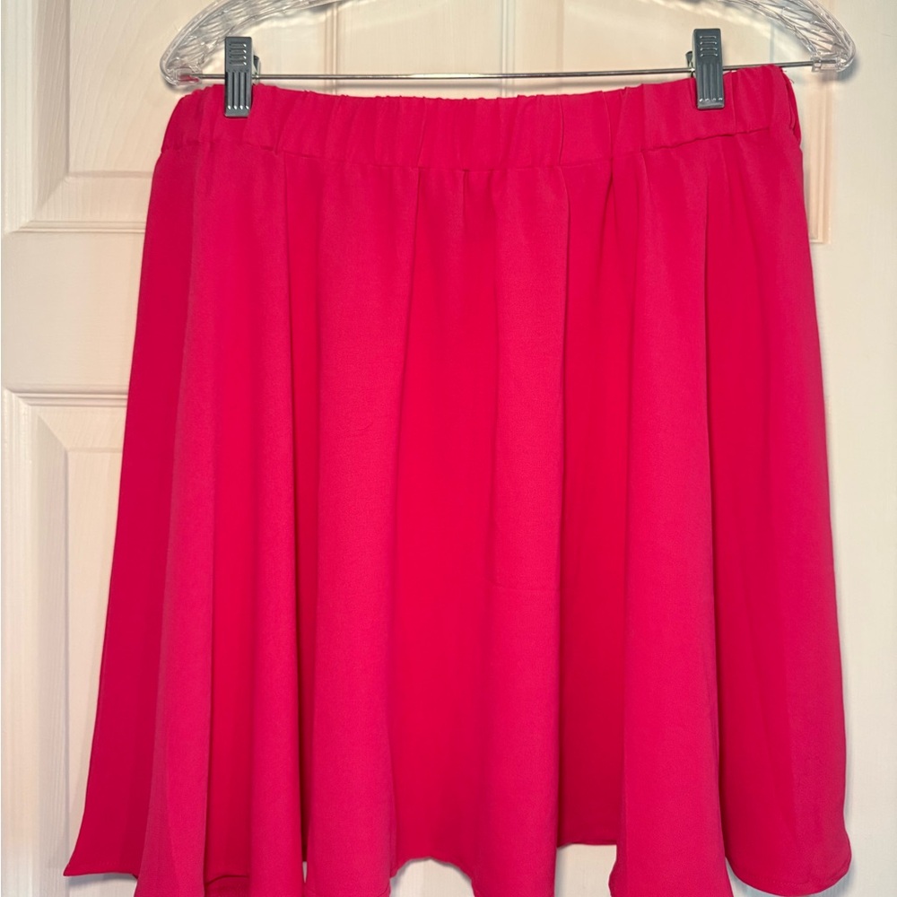 SHEIN Hot Pink Mini Skirt